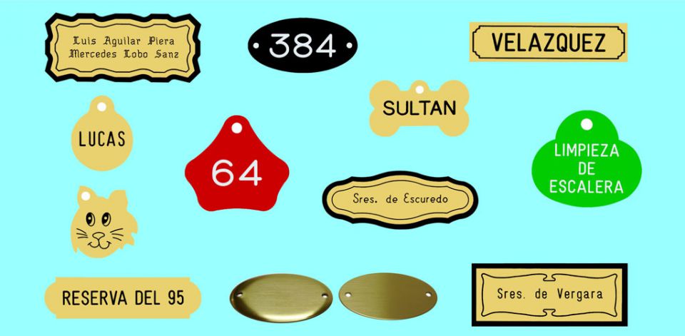 Variedad de Placas